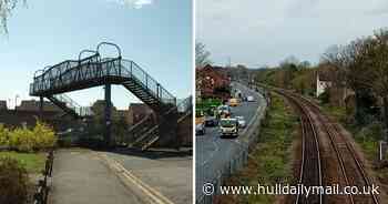 West Hull's notorious 'blue bridge' is no more after workers remove it in night