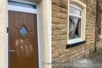 Windows and door of Padiham property vandalised again