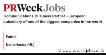 Fabric: Communications Business Partner - European subsidiary of one of the biggest companies in the world