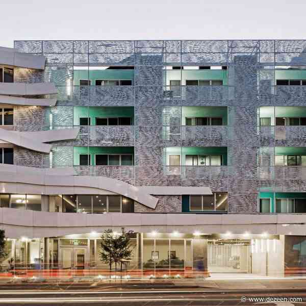 La Brea Affordable Housing in West Hollywood is a contemporary take on art deco