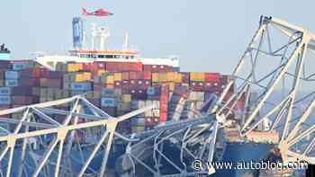 Francis Scott Key Bridge in Baltimore collapses after being struck by ship