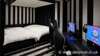 Inside the capsule gaming hotel in Japan where entire floors are filled with PCs and guests encouraged to 'play all day'
