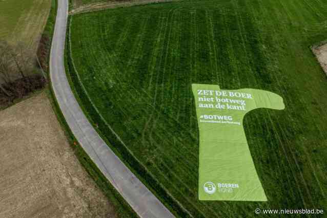 Boeren zoeken aandacht tijdens de koers: “Zet ons niet botweg aan de kant”