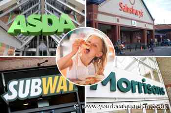 Where kids can eat for free or £1 in Easter half term