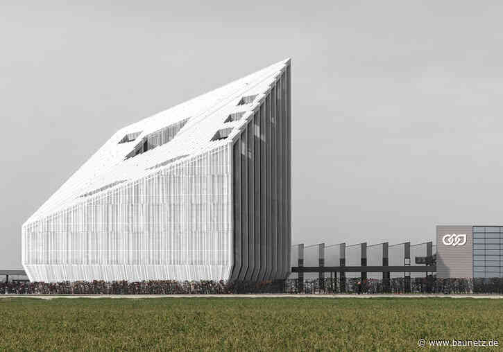 Geometrisch hinter Gewebe
 - Bürogebäude bei Bologna von Peter Pichler Architecture