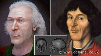 Scientists reconstruct the face of Copernicus - the astronomer who proposed that the planets orbit the Sun - for the first time in over 400 years