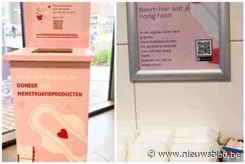 Bakjes met menstruatiemateriaal in publieke toiletten