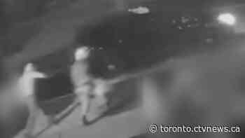 Video shows two vehicles set on fire in Vaughan