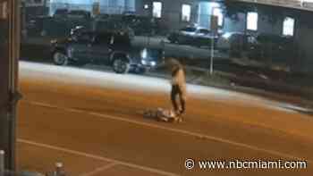 Flag vandal arrested for Miami Beach bagel shop vandalism caught on camera