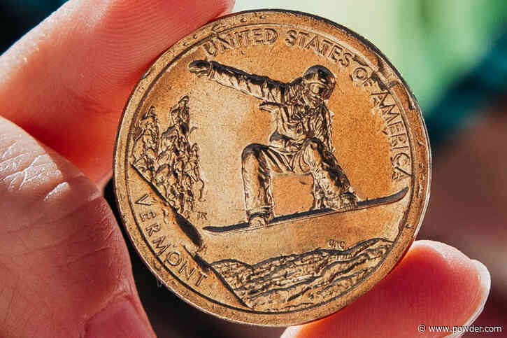 US Mints New $1 Coin Featuring Snowboarder