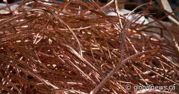 3 arrested, 1 wanted for $9.5K copper wire theft from Edmonton rail yard