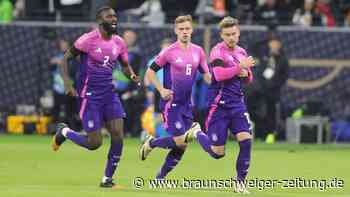 DFB-Elf darf dank Füllkrug und Mittelstädt jubeln
