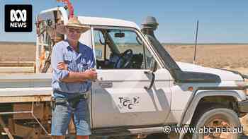 Frustrated by the energy company drilling on his land, this farmer padlocked his gate