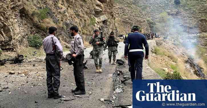 Six killed after suicide bomber rams convoy of Chinese engineers in Pakistan