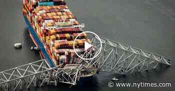 Baltimore Bridge Collapses After Ship Hits It