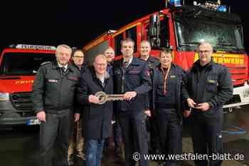 Feuerwehr Enger: Fünf neue Fahrzeuge und ein Anbau