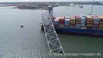 Brückeneinsturz in Baltimore: Mercedes-Terminal nicht mehr zu erreichen