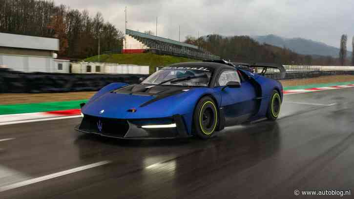 Miljoen euro kostende Maserati MCXtrema  voor het eerst buiten te zien