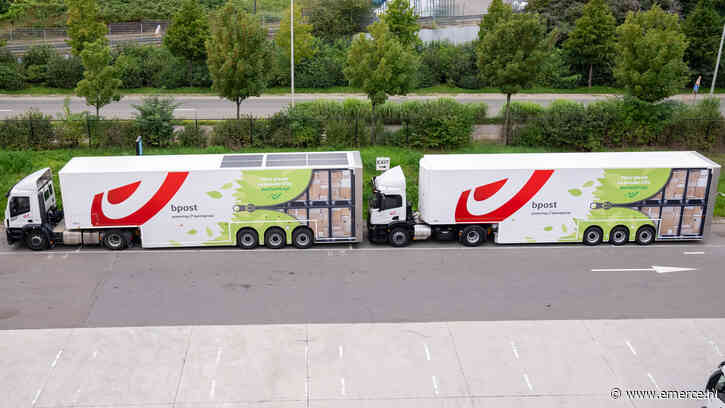 bpost breidt zijn groene vloot uit met 22 nieuwe dubbeldektrailers