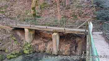 Stadtwerke Landsberg sperren Weg in der Teufelsküche