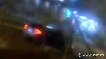 Police look for driver who allegedly put person in car after hit and run before fleeing