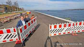 Kiel: Kiellinie ist wieder eine Flaniermeile mit Blick auf die Kieler Förde