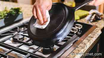 Scorched Cast-Iron Skillet? This One Kitchen Staple Can Fix That     - CNET