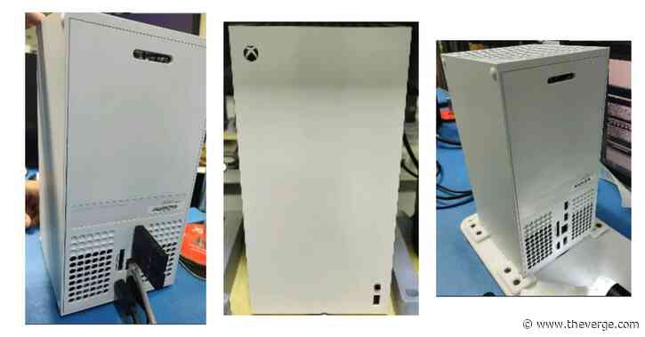 Leaked images reveal Microsoft’s white disc-less Xbox Series X console