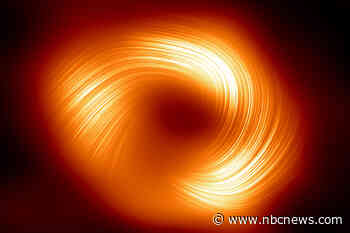 New image reveals spiraling magnetic field around Milky Way’s supermassive black hole