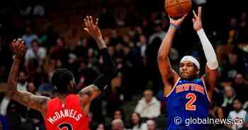 McBride helps Knicks cruise past Raptors 145-101