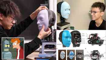 Uncanny Valley! Watch as a creepy humanoid robot mimics a researcher's facial expressions in real time - with eerie precision