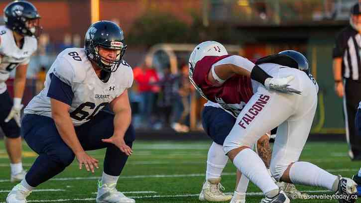 G.W. Graham senior Jack Bowman will continue his football journey in Chilliwack