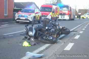 Twee zwaar gewonden bij ongeval met motor