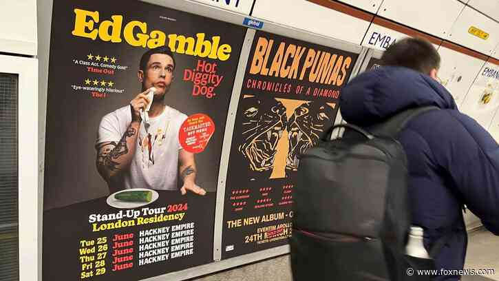 UK comedian forced to remove hot dog from subway poster due to ban on advertising junk food