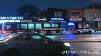 Toronto police arrest suspect who allegedly struck woman with piece of wood on TTC bus
