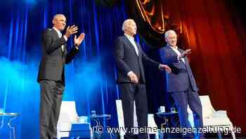 Präsidenten-Spektakel in New York: Biden, Obama und Clinton