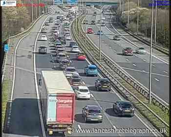 Bank holiday delays and congestion on Lancashire's motorways