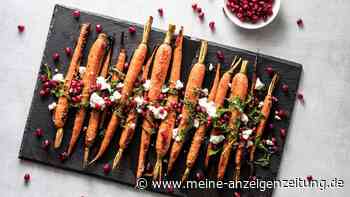 Im Ofen geröstete Möhren sind die ideale Beilage für jedes Festessen