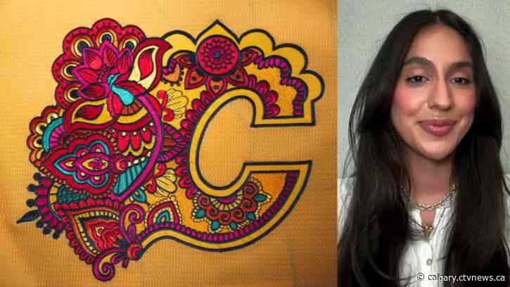 Meet the local artist behind the Calgary Flames' South Asian Celebration logo