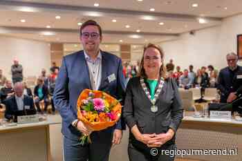 Chris Boer, jongste wethouder ooit aangesteld in Purmerend