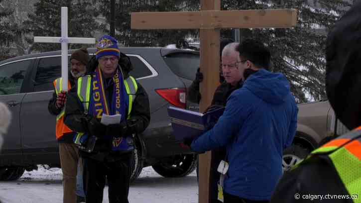 Good Friday 'Way of the Cross' event draws hundreds of Calgary Christians