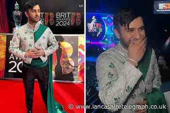 Shabaz shows off designs  by Blackburn jeweller at Brits
