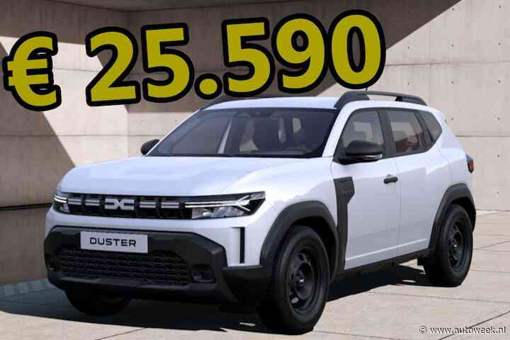 Deze Dacia Duster heeft geen lichtmetaal en geen touchscreen - Back to Basics