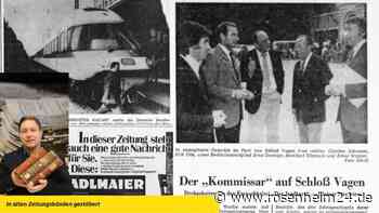 Elmar Wepper dreht in Vagen, schlimme Unfälle und ein rarer Zug saust durch Rosenheim