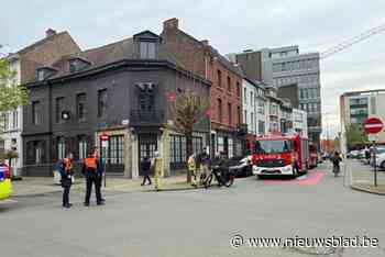 Ridderstraat in Hasselt afgesloten door gasgeur