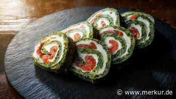 Lachs, Spinat und Frischkäse fein gerollt – ein Brunch-Hit wie gewollt