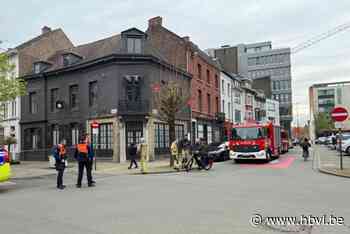 Ridderstraat in Hasselt afgesloten door gaslek onder stoep