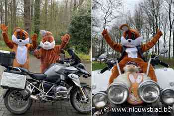Deze stoere paashazen komen met ronkende motoren en trakteren op ritjes: “Onze missie: opkomen voor elk kind”