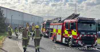 Firefighters spend hours tackling blaze at Washington recycling plant