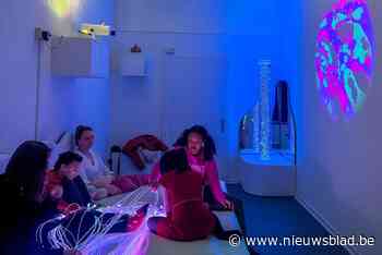 Kinderen MPI Zonnebos snoezelen dankzij Lions Club Antwerpe haven: oase van rust en verwondering